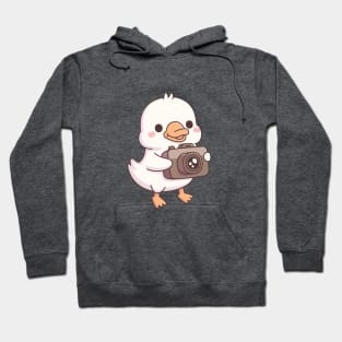 Cute Baby Goose With Camera Hoodie